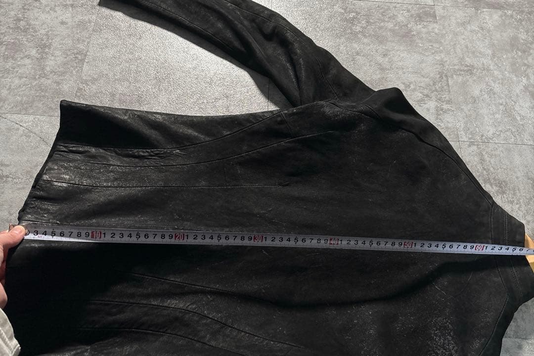 幻級　極美品　julius コーティング系　ヌバックレザー　dark wear