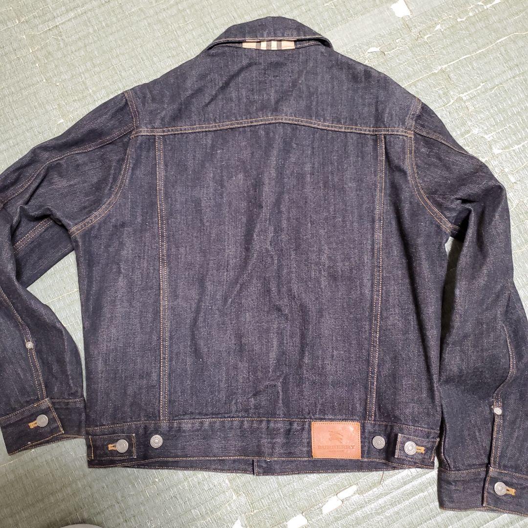 さらに値引きBURBERRY ダークデニム デニムジャケットsizeM～L