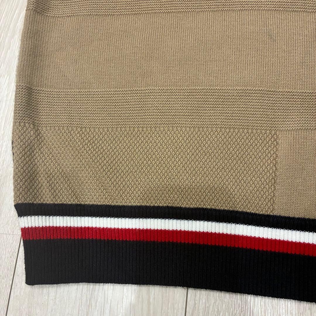   GOLF ベージュ Vネックベスト　チェック　美品