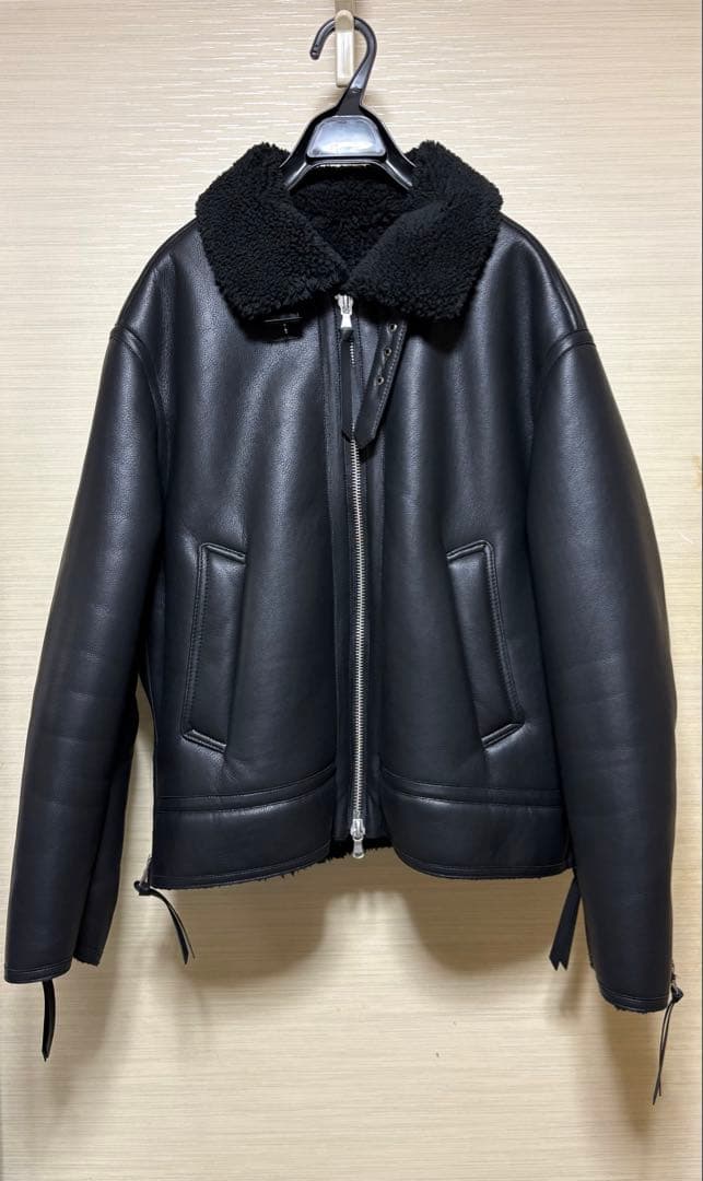 B-6 FAUX MOUTON BLOUSON ブラック
