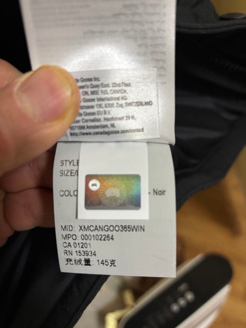 カナダグース ダウンベスト ブラック