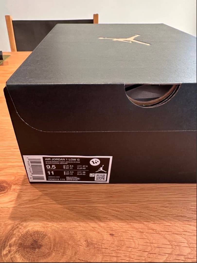 Nike エア ジョーダン 1 LOW G ブルー 27.5cm