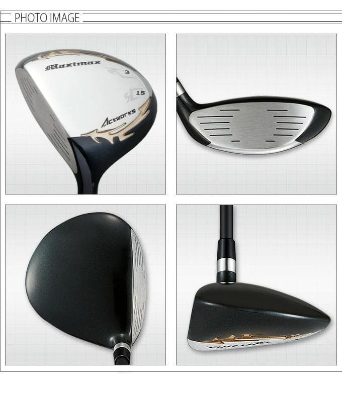 レフティ 単品売り!【新品】マキシマックス強反発FW3番・5番 USTマミヤ