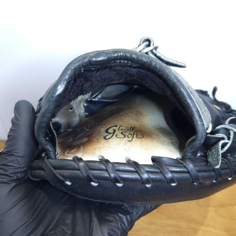 ZETT 日本製 プロステイタス 旧ラベル キャッチャーミット 軟式グローブ