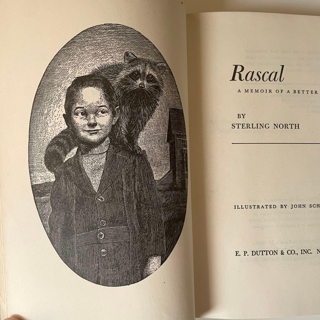 【幻の原作初版！】1963年 スターリング・ノース 『はるかなるわがラスカル』