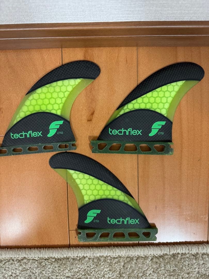 フューチャーtechflex サーフボードフィン 3枚セット