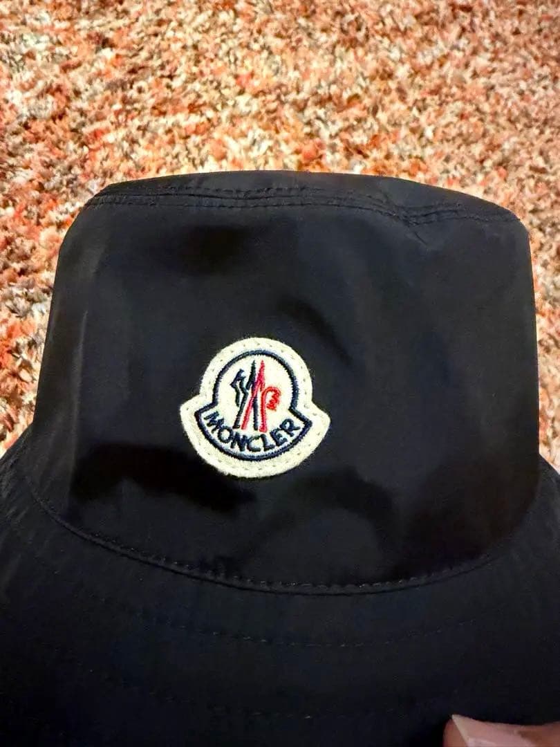 ☆MONCLER モンクレール バケットハット 希少XL ブラック 現行 極美品