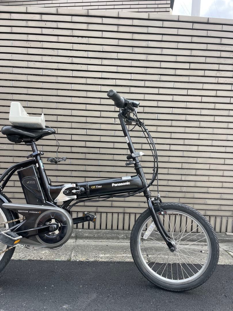 Panasonic off time折りたたみ自転車8.9ah