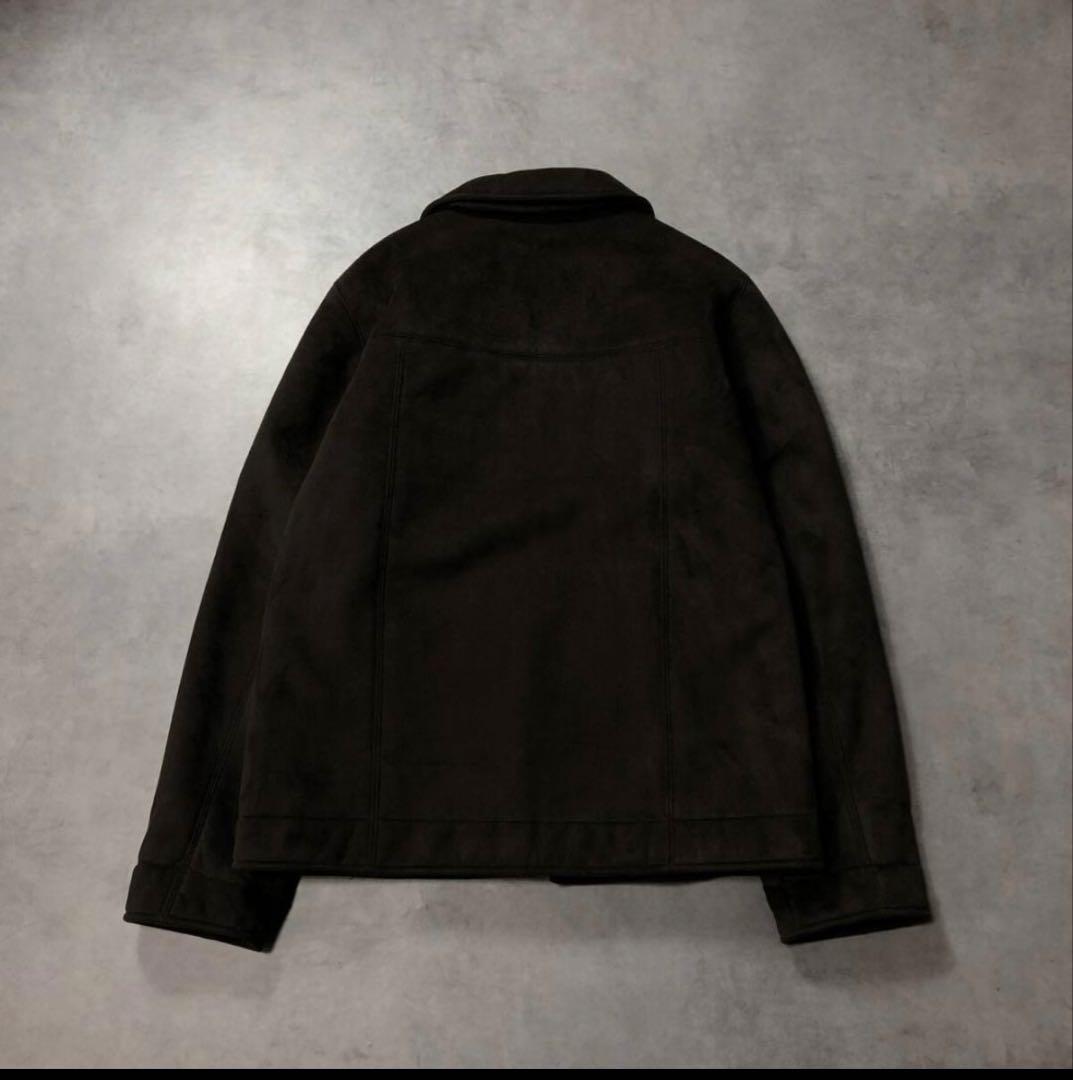 GQ3487◇L.L.Bean : フェイクムートンジャケット◇M◇ブラウン