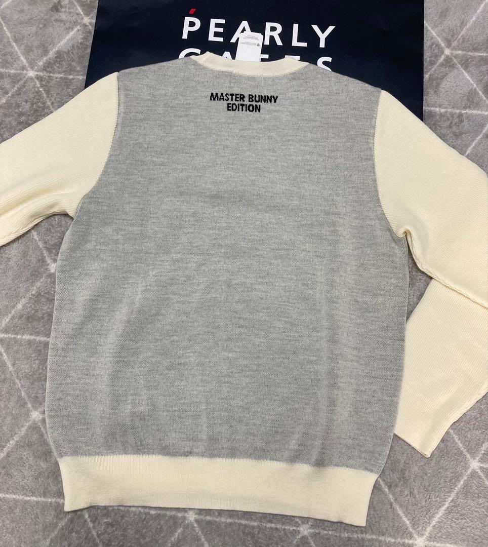 新品 マスターバニー Bugs Bunny 3色Wジャガード ニット(6)LL白