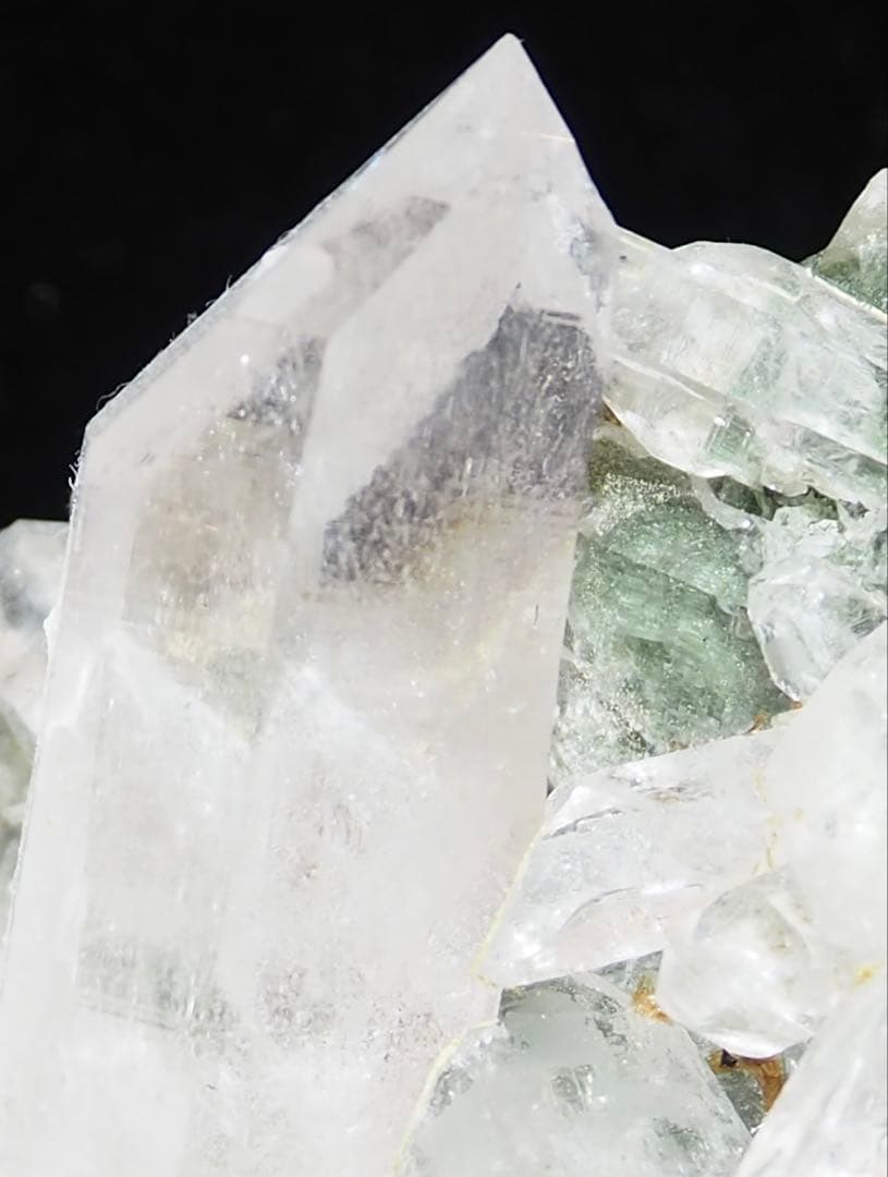 【インド・マニハール産】ヒマラヤ水晶クラスター メインポイント付き