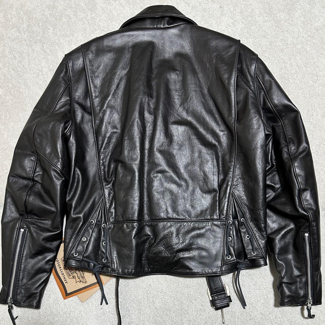 新品タグ付　M✨️ハーレーダビッドソン　ダブルライダース　牛革　レザー　ブラック