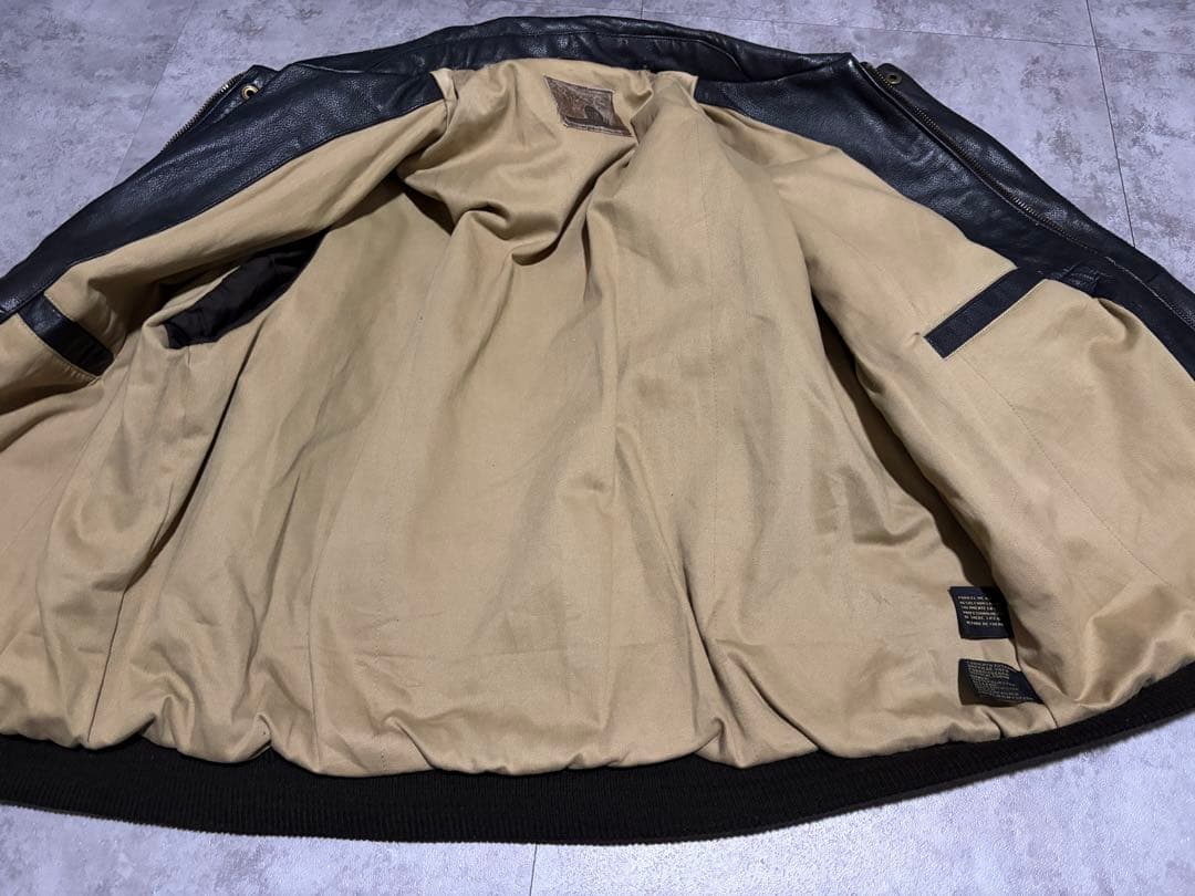 ST.JOHN'S BAY ブラックレザージャケット