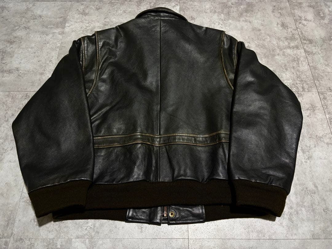 ST.JOHN'S BAY ブラックレザージャケット