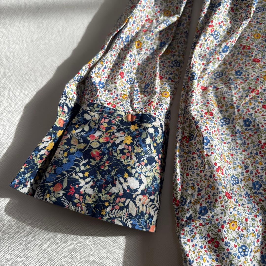 ポールスミス×リバティ　花柄シャツワンピース