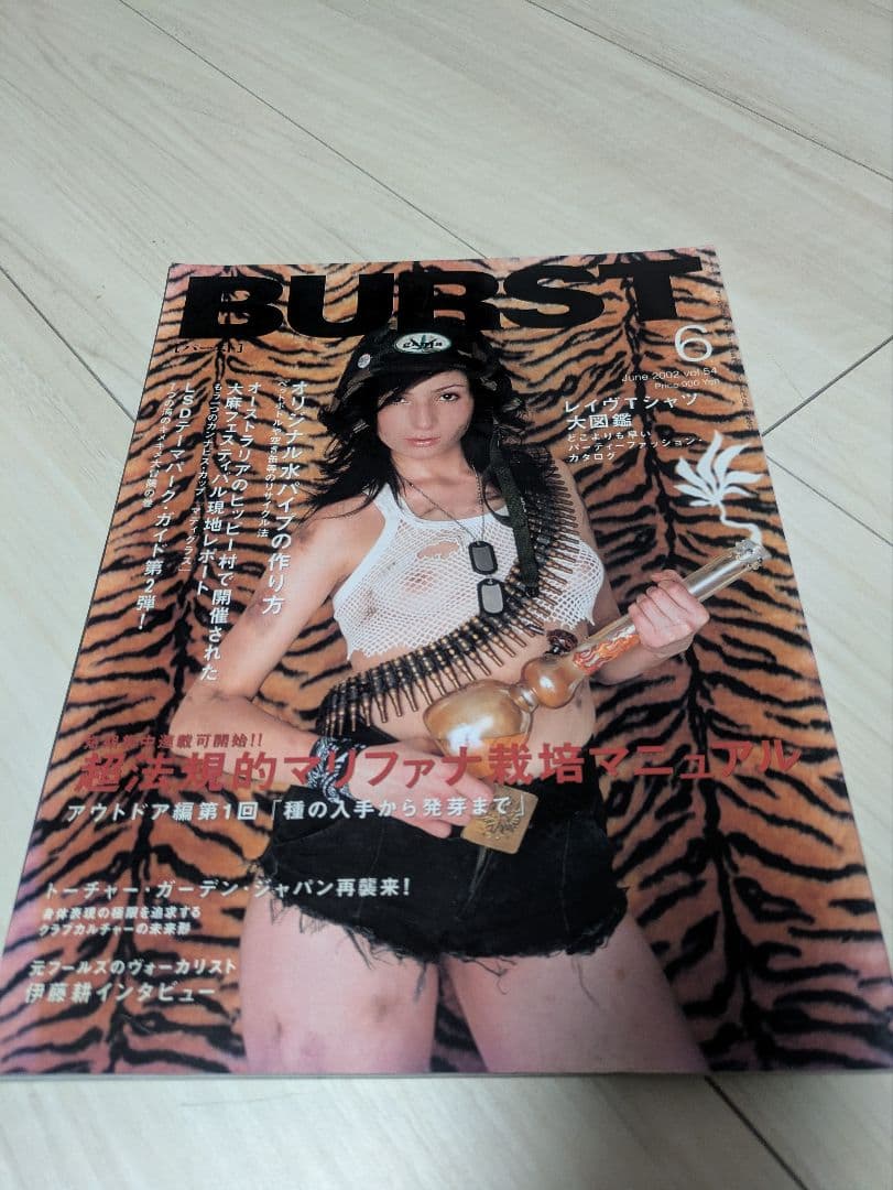 2002年BURST2月、4月、6月、7月、8月、10月、11月、12月