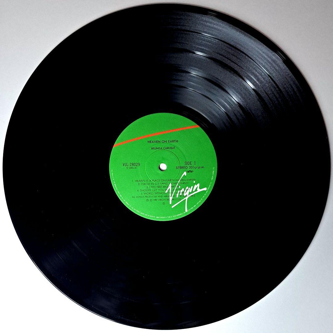 美品　Belinda Carlisle　Heaven On Earth　LP