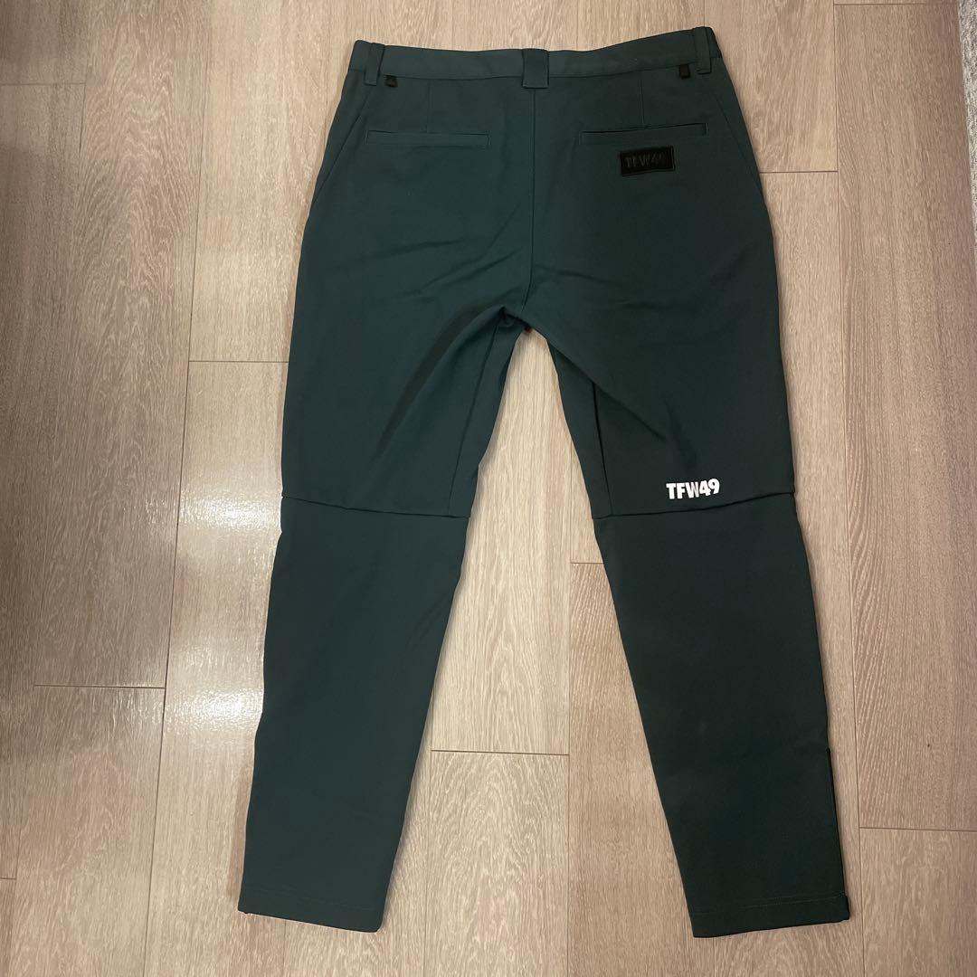 TFW49 ダークグリーンスリムフィットパンツ