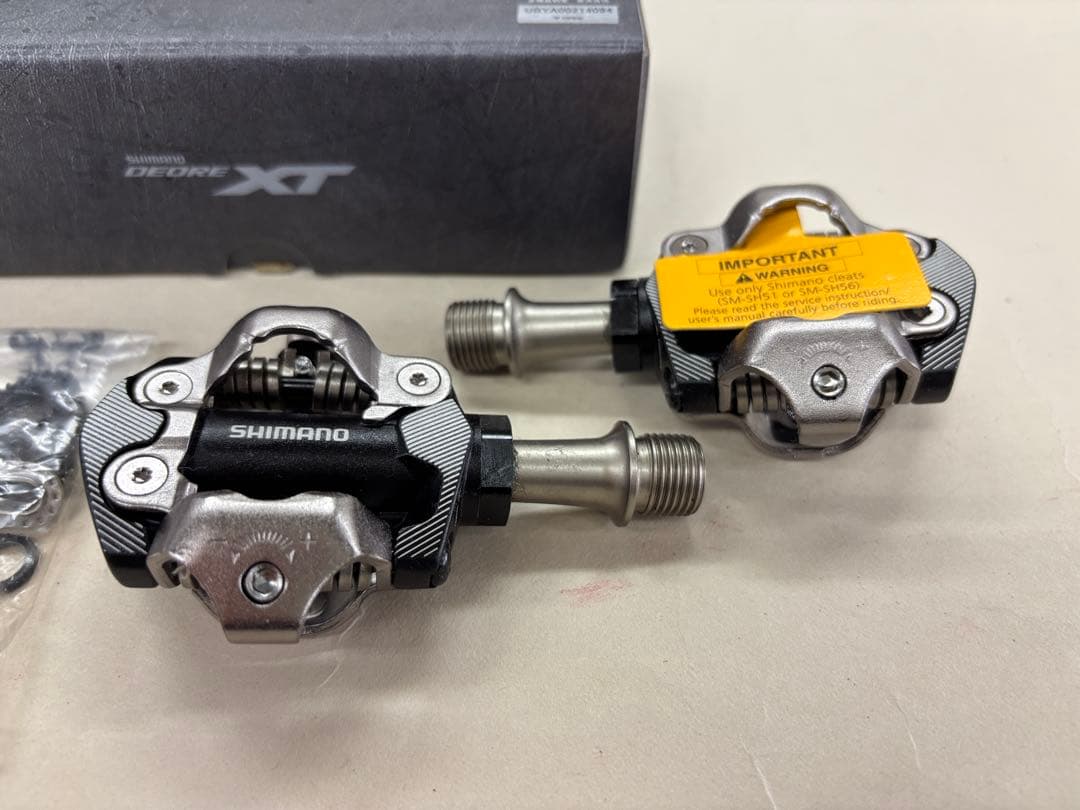 225【新品・未使用】シマノ　DEORE XT　PD-M8100　新品クリート付