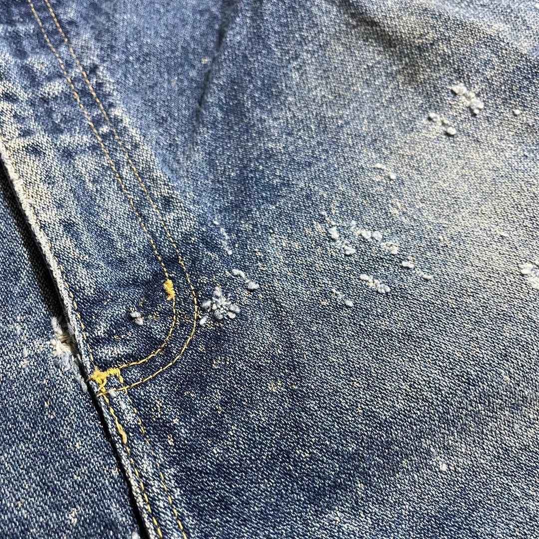 90-00s Carhartt カーハート ペンキダメージ デニムパンツ 36