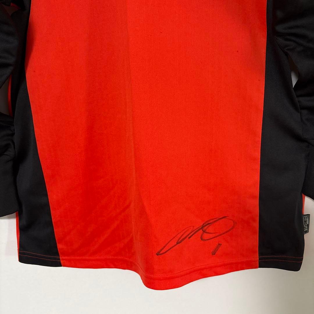 美品 希少 adidas NISSAN ユニフォーム 川口能活 直筆サイン入り