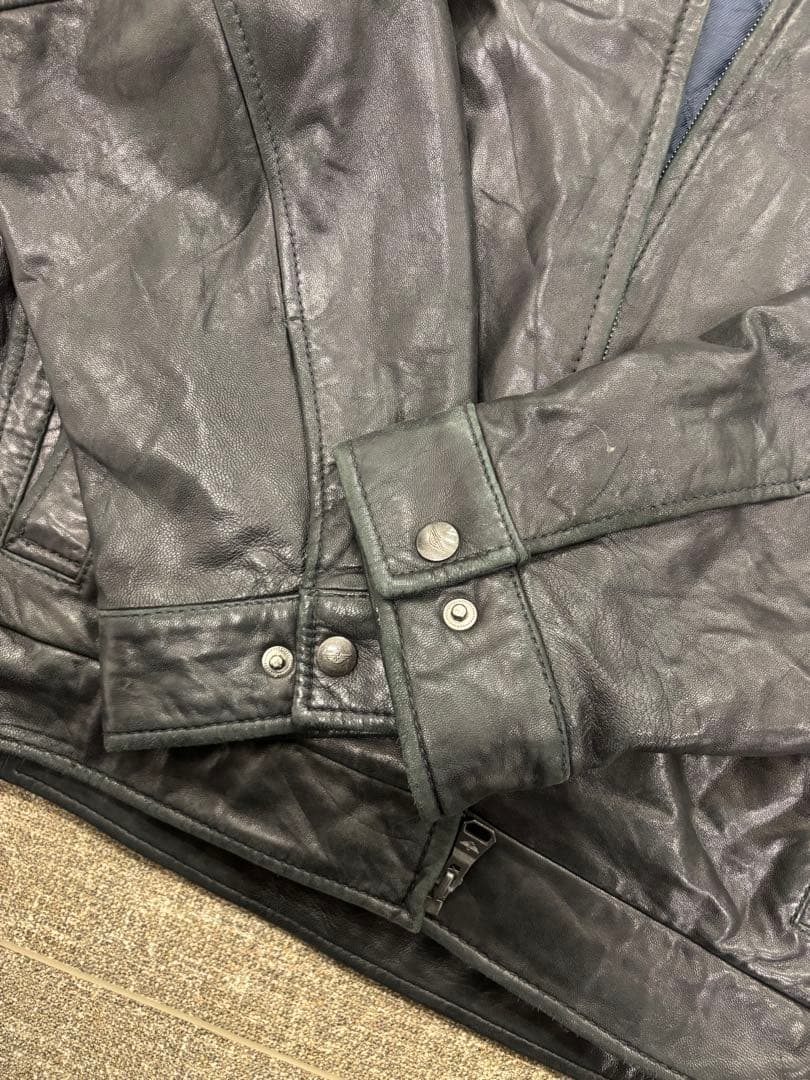 90s DOCKERS ラムレザージャケット XXL