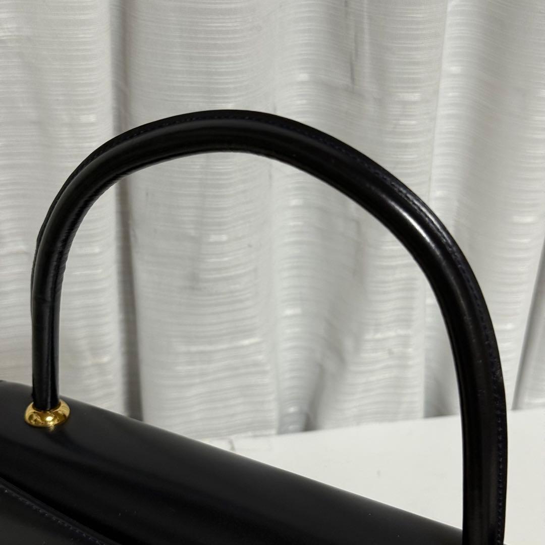 ⭐️未使用級⭐️WAKO ワコー フォーマルバッグ ハンドバッグ レザー 黒色