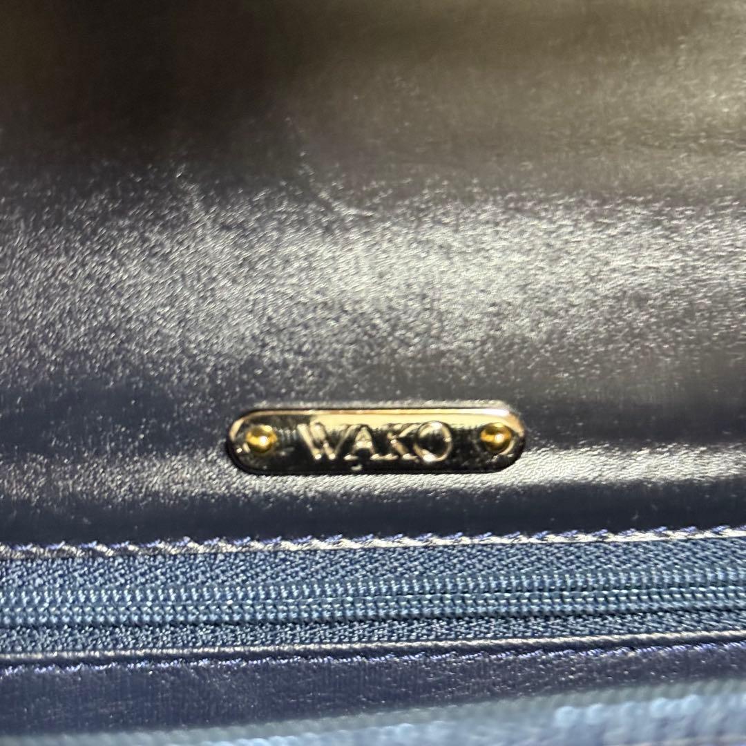 ⭐️未使用級⭐️WAKO ワコー フォーマルバッグ ハンドバッグ レザー 黒色