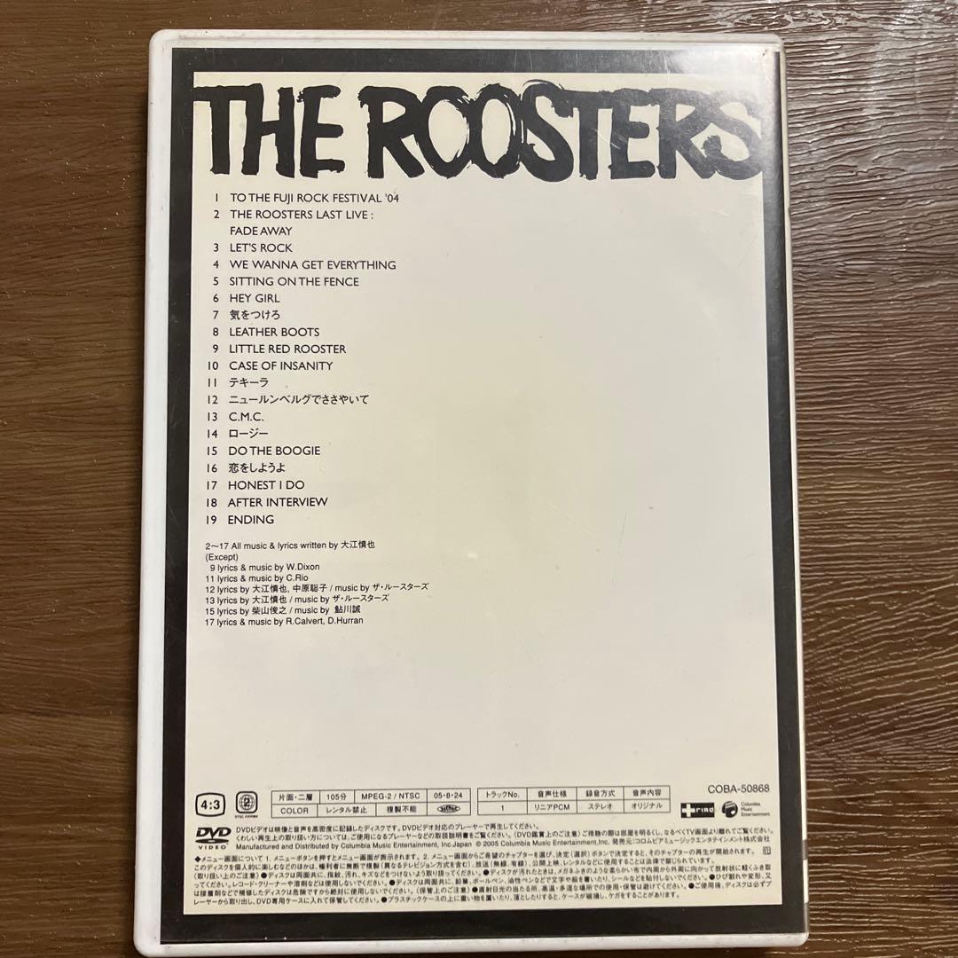THE ROOSTERS RE:BIRTH II DVD2枚組