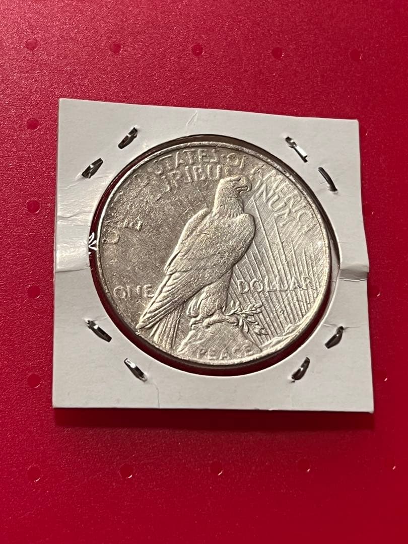 1934年 アメリカピース1ドル 銀貨アンティーク珍品Peace Dollar