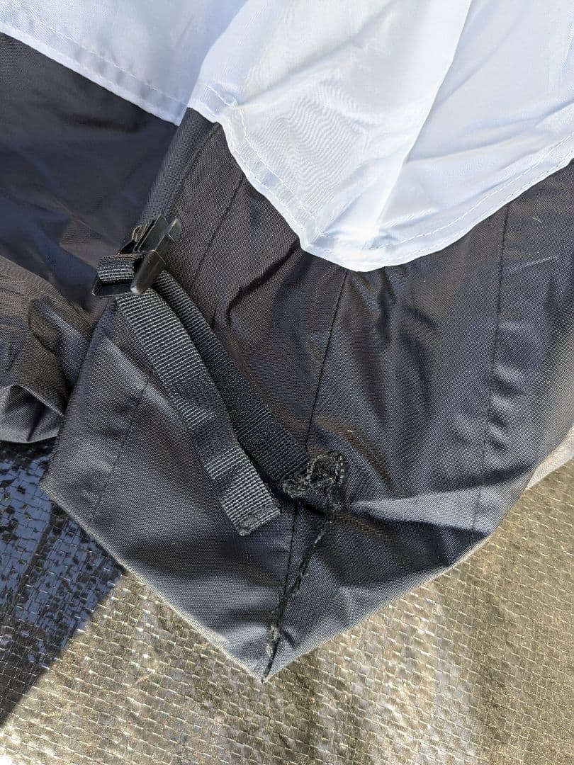 【訳あり】TOMOUNT　トンネル2ルームテント　グランドシート付き