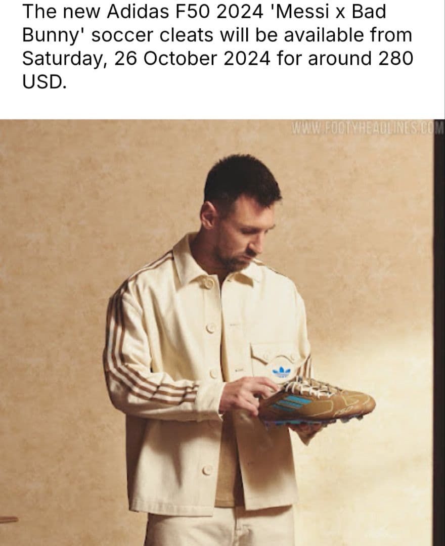 A*m様 アディダスF50 MESSI ELITE FG LEO X BBメッシ