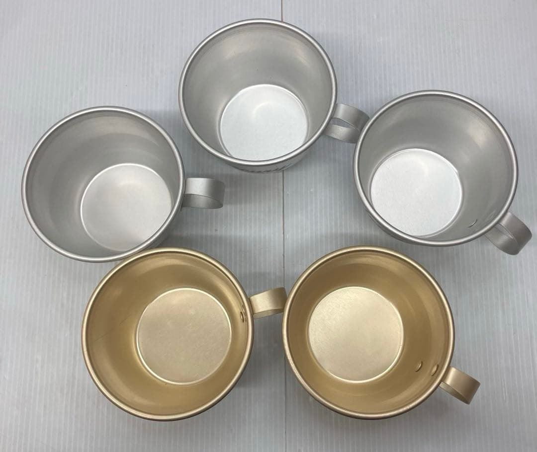 【新品未使用】MERCURY アルミカップ スタッキングカップ　おまとめ　計8個