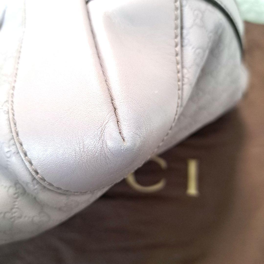 ✨️美品✨️ GUCCI グッチ GG マイクロシマ ポーチ付 バックラベンダー