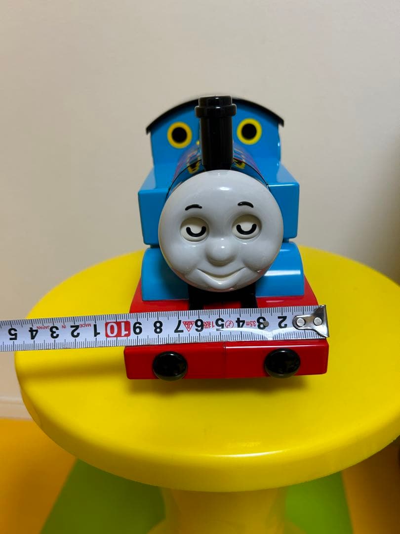 レトロ　セイコー製　きかんしゃトーマスの目覚まし時計　フィギュア　おもちゃ