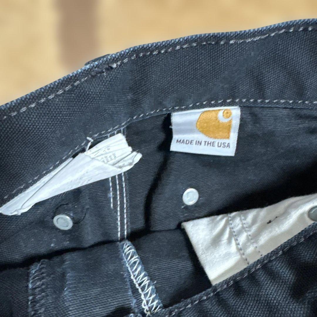 t*1様 カーハート　ダブルニー　ブラック