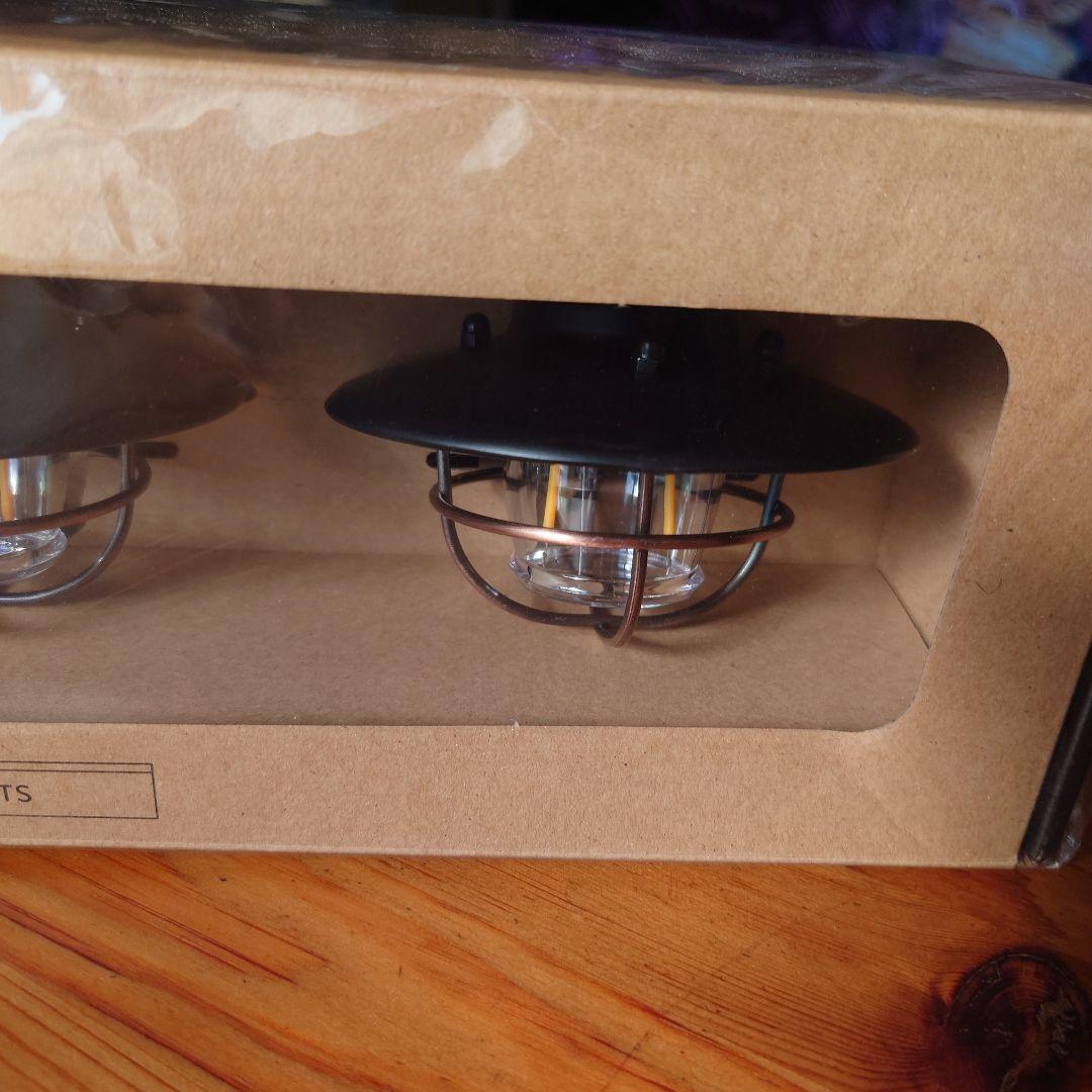 新品　黒色　BAREBONES エジソンストリングライト3連