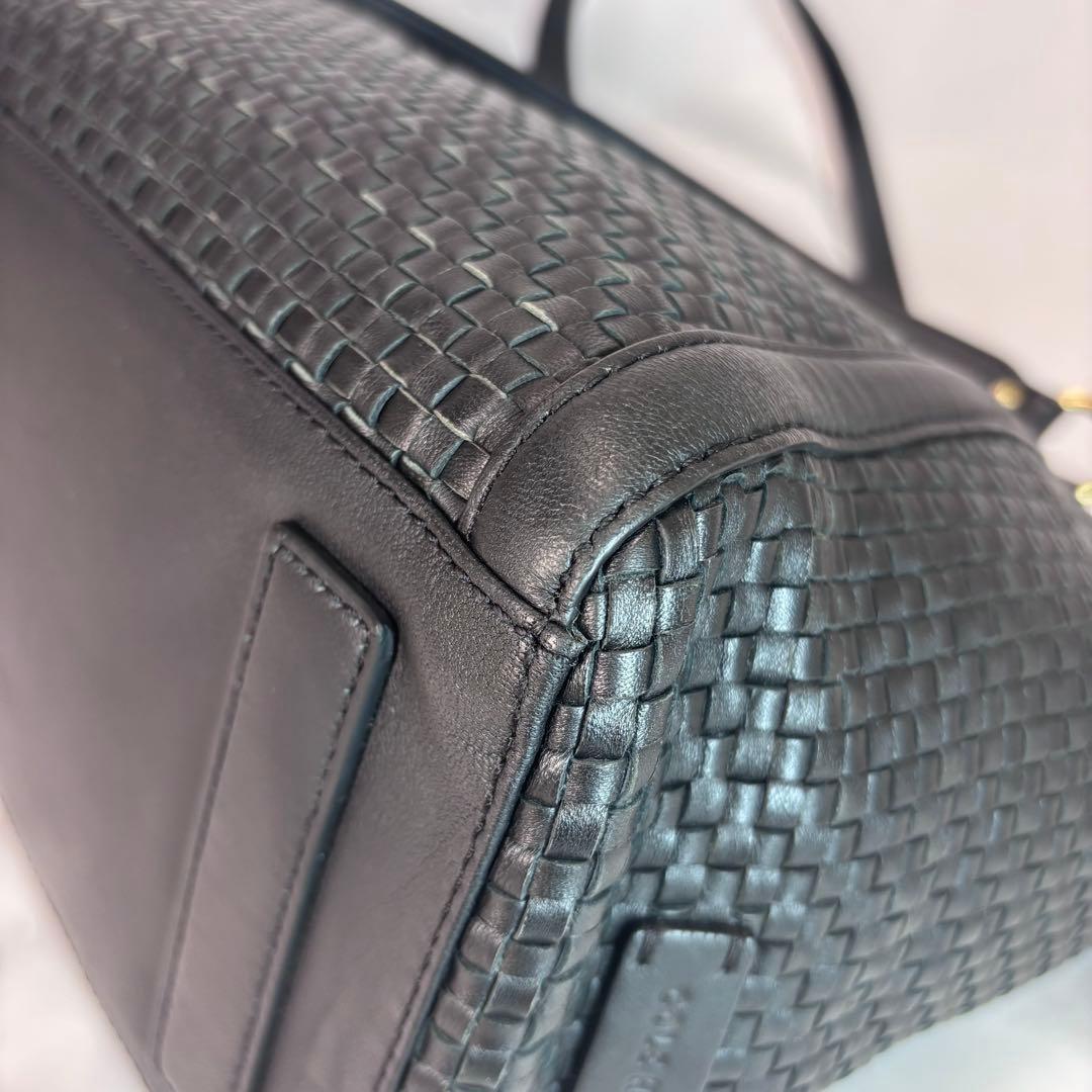 COLE HAAN コールハーン トートバック 編み込み A4 肩掛け