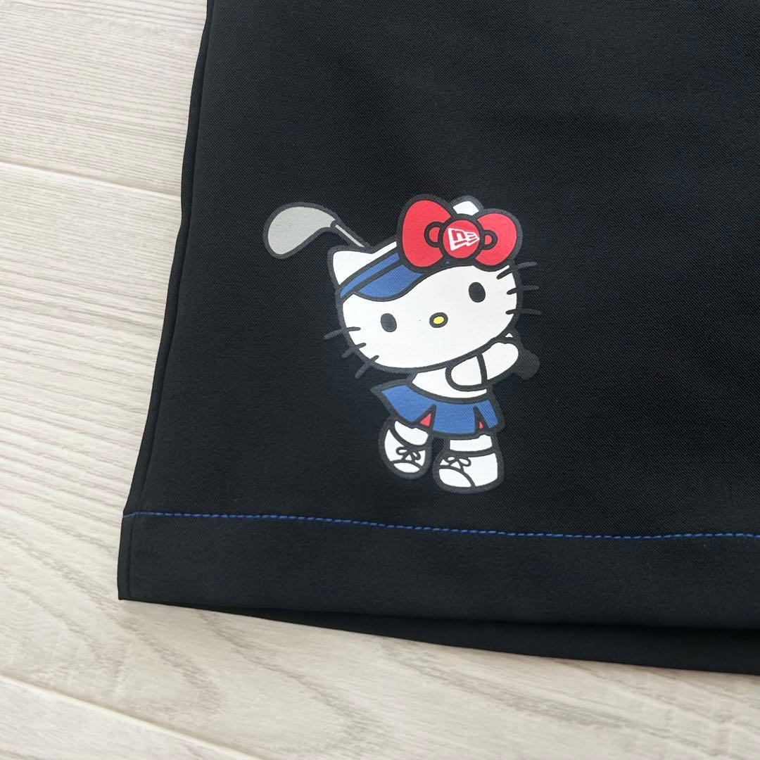 新品　ニューエラゴルフ　スカート　ストレッチ　春夏　キティちゃん　ブラック　M