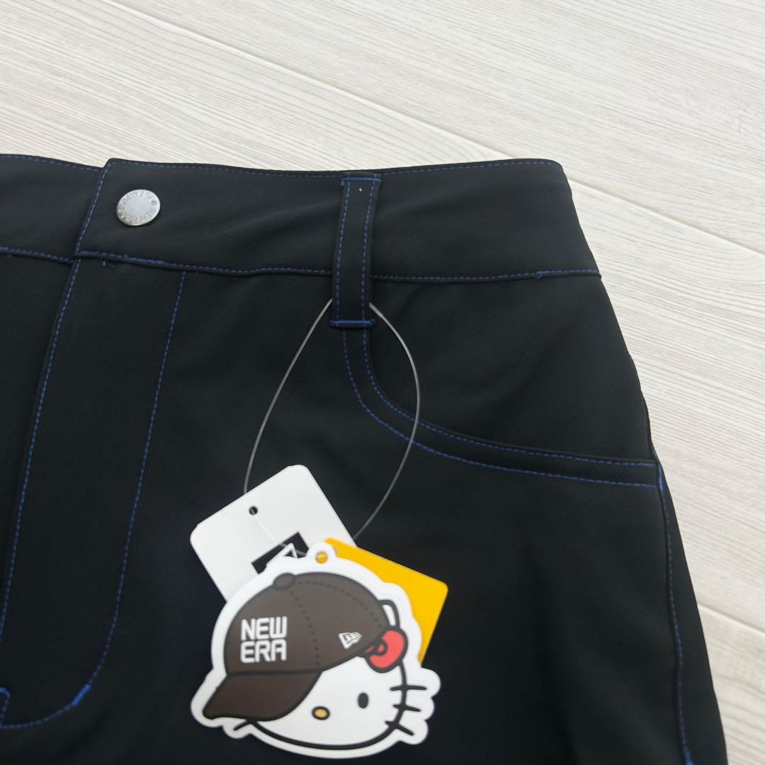 新品　ニューエラゴルフ　スカート　ストレッチ　春夏　キティちゃん　ブラック　M