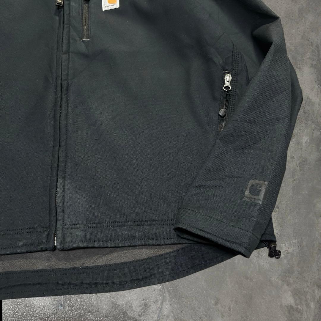 渋いフェード感！カーハート クイックダック ジャケット 深緑 L 2015年製