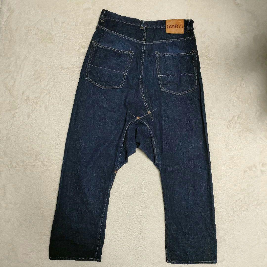 S、M、L様【✨極美✨】GANRYU◎名作 サルエル　デニム パンツ ガンリュウ