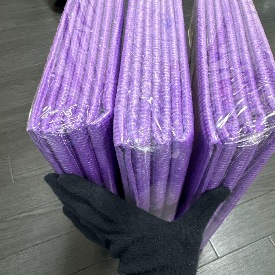 折りたたみヨガマット　厚さ４ミリ　3点まとめ売り