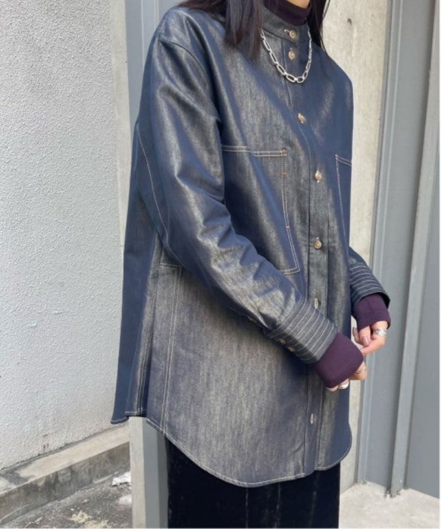 トップス BRIGHT OVER SHIRT