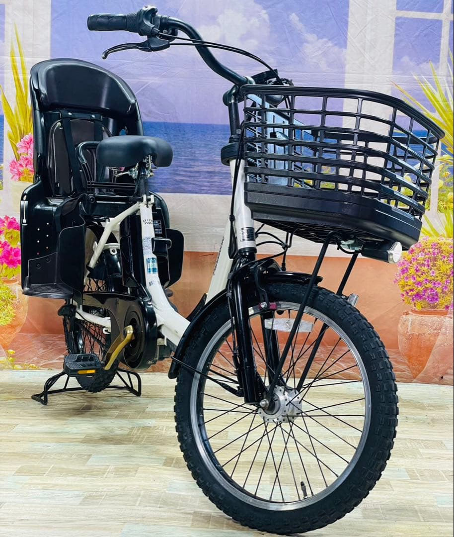ギュットアニーズ⭐️13AH！パナソニック子供乗せ 電動アシスト自転車Y3580
