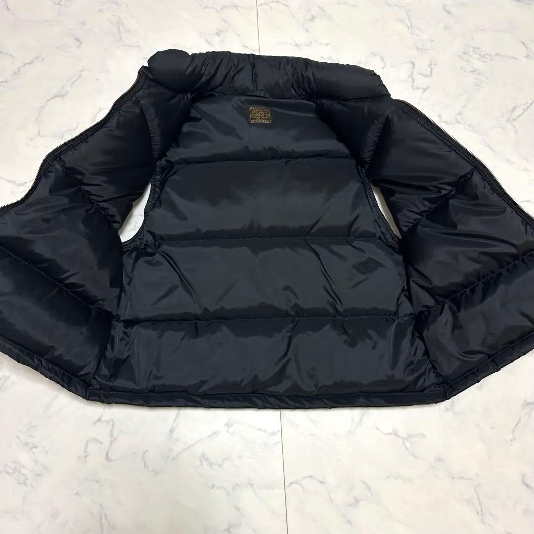 US AIR FORCE ダウンベスト 黒 ミリタリー L