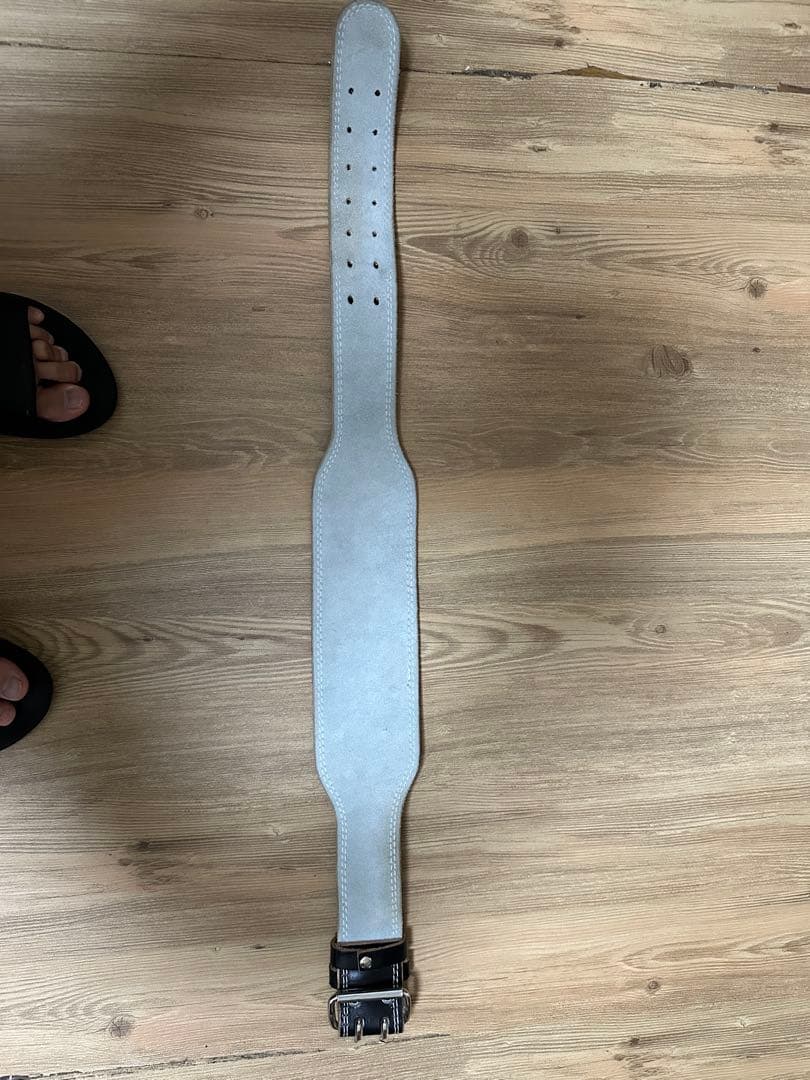 ゴールドジム(GOLD'S GYM) EXレザーベルト パワーベルト Mサイズ