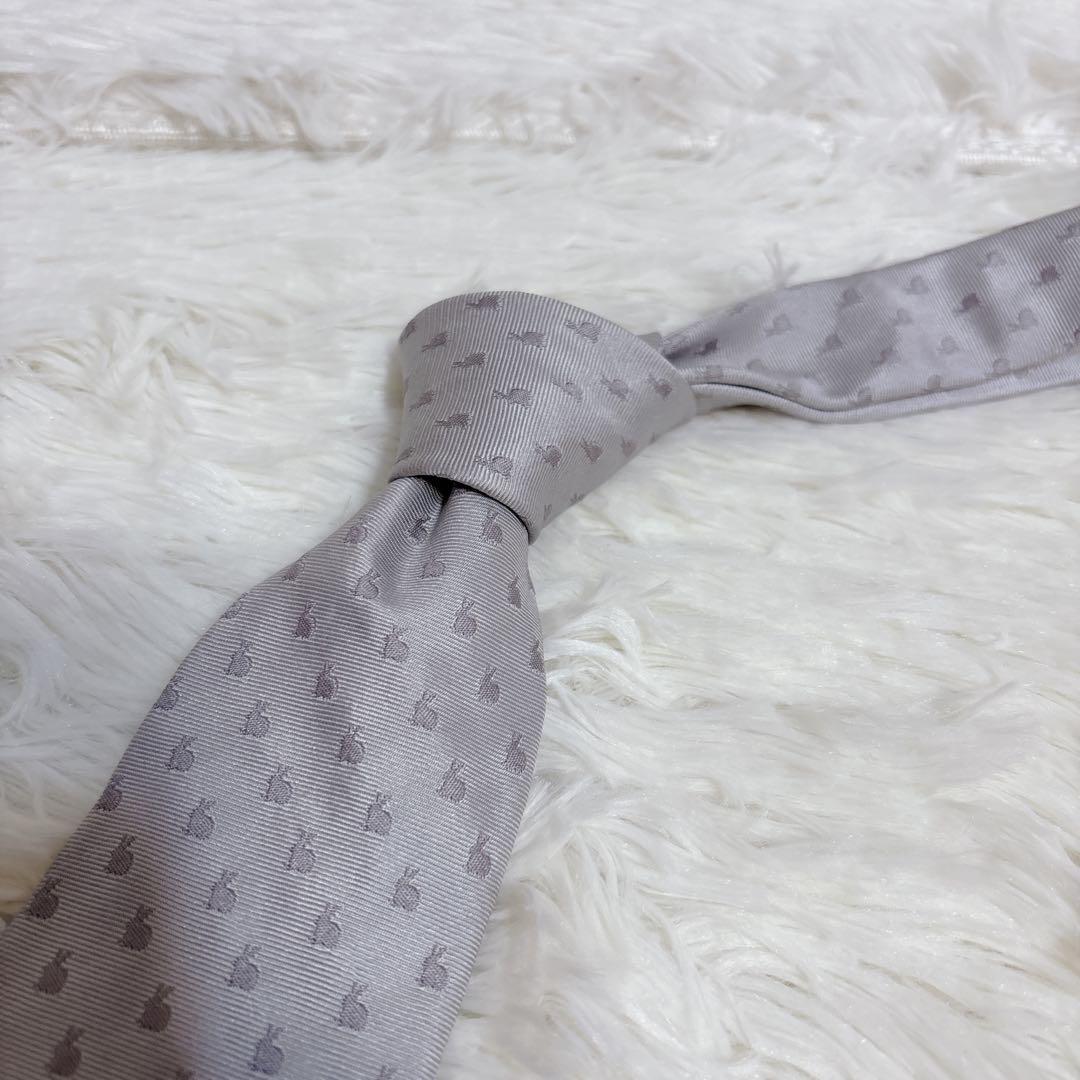 ポールスミス ネクタイ 花柄 ウサギ柄　総柄 シルク100% 2本セット