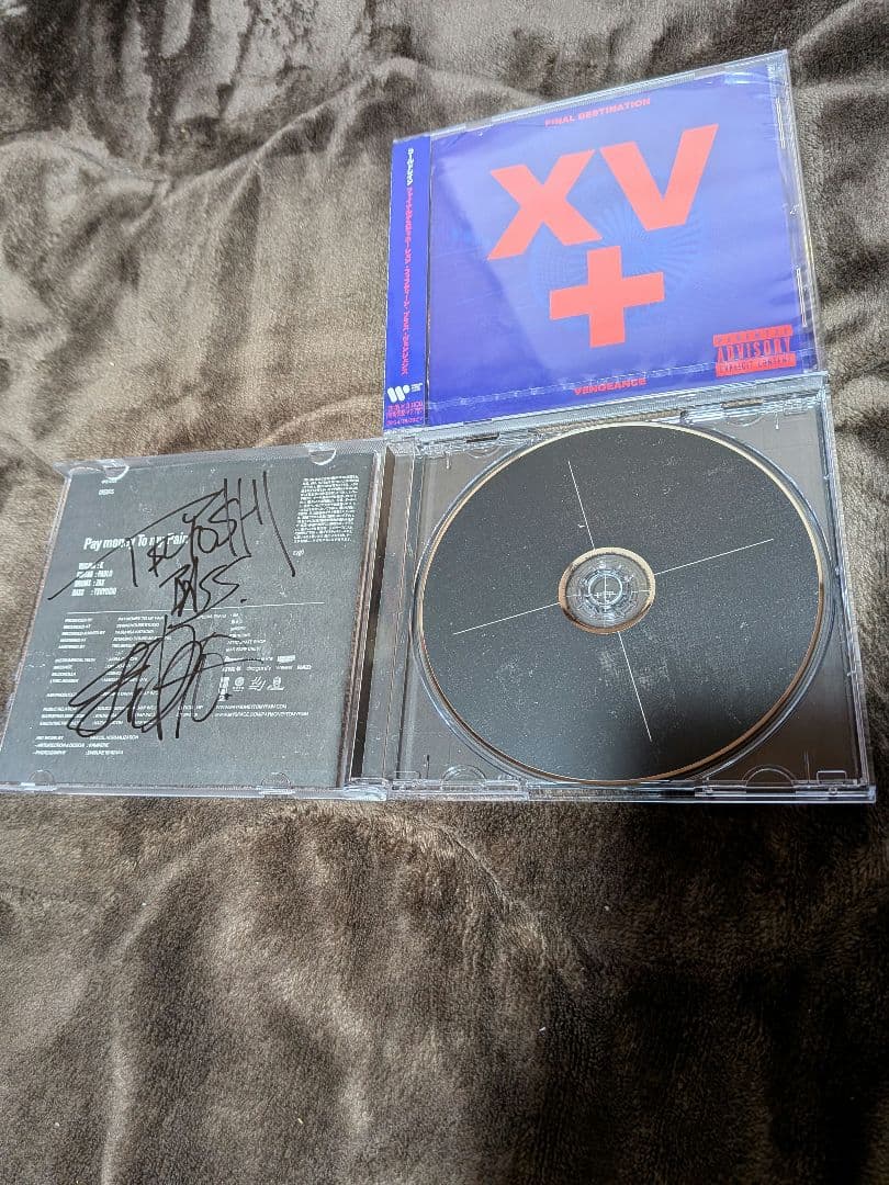 PTP直筆サインCD・coldrain再録