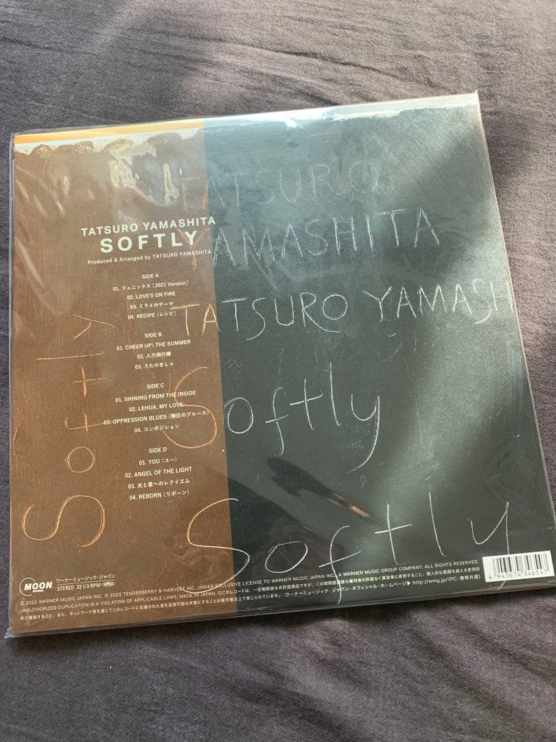 山下達郎　SOFTLY アナログ　未開封